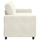 Krém bársony loveseat kanapé 140 cm