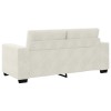 Krém bársony loveseat kanapé 180x77x82 cm