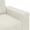 Krém bársony loveseat kanapé 180x77x82 cm