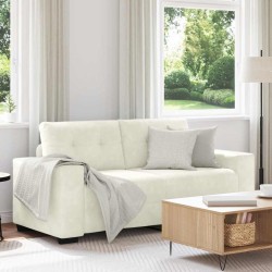 Krém bársony loveseat kanapé 140 cm
