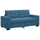 Kék bársony loveseat kanapé 140 cm Kék bársony loveseat kanapé 140 cm