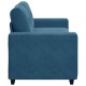 Kék bársony loveseat kanapé 140 cm Kék bársony loveseat kanapé 140 cm