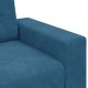 Kék bársony loveseat kanapé 140 cm Kék bársony loveseat kanapé 140 cm