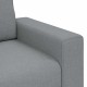Világosszürke szövet kanapéfotel 60 cm