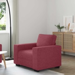 Bordó szövet kanapéfotel 60 cm