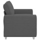 Sötétszürke kordbársony szövet loveseat kanapé 120 cm Sötétszürke kordbársony szövet loveseat kanapé 120 cm