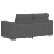 Sötétszürke kordbársony szövet loveseat kanapé 120 cm Sötétszürke kordbársony szövet loveseat kanapé 120 cm