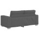 Sötétszürke kordbársony szövet loveseat kanapé 140 cm Sötétszürke kordbársony szövet loveseat kanapé 140 cm