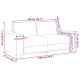 Sötétszürke kordbársony szövet loveseat kanapé 140 cm Sötétszürke kordbársony szövet loveseat kanapé 140 cm