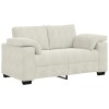 Krém bársony loveseat kanapé 160x77x82 cm