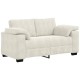Krém bársony loveseat kanapé 120 cm