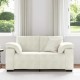 Krém bársony loveseat kanapé 120 cm