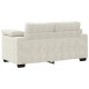 Krém bársony loveseat kanapé 120 cm
