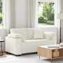 Krém bársony loveseat kanapé 160x77x82 cm