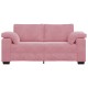 Rózsaszín bársony loveseat kanapé 140 cm Rózsaszín bársony loveseat kanapé 140 cm