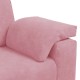 Rózsaszín bársony loveseat kanapé 140 cm Rózsaszín bársony loveseat kanapé 140 cm