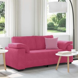 Bordó bársony loveseat kanapé 140 cm