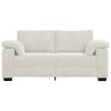 Krém bársony loveseat kanapé 180x77x82 cm
