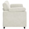 Krém bársony loveseat kanapé 180x77x82 cm