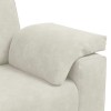 Krém bársony loveseat kanapé 180x77x82 cm