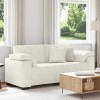 Krém bársony loveseat kanapé 180x77x82 cm