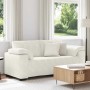 Krém bársony loveseat kanapé 180x77x82 cm