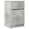 2 db betonszürke szerelt fa éjjeliszekrény 39x35x65 cm