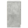 2 db betonszürke szerelt fa éjjeliszekrény 39x35x65 cm