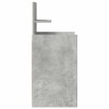 2 db betonszürke éjjeliszekrények 2 fiókkal 38x34x80 cm