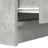 2 db betonszürke éjjeliszekrények 2 fiókkal 38x34x80 cm
