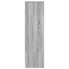 Szürke sonoma szerelt fa magasszekrény 29,5x34x119,5 cm