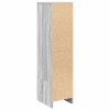 Szürke sonoma szerelt fa magasszekrény 29,5x34x119,5 cm