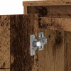 Antik fa szerelt fa íróasztal 120x42x76 cm