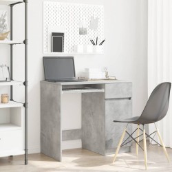 Betonszürke forgácslap íróasztal 86x49x76 cm