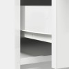 Fehér komód fiókokkal és ajtókkal 70,5x34x74,5 cm