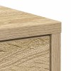 Sonoma tölgy komód fiókokkal és ajtókkal 70,5x34x74,5 cm