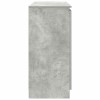 Betonszürke szerelt fa tálalószekrény fiókos 100,5x35x76 cm
