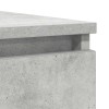 Betonszürke szerelt fa tálalószekrény fiókos 100,5x35x76 cm