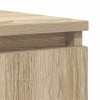 Sonoma tölgy szerelt fa tálalószekrény fiókos 100,5x35x98,5 cm