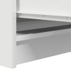 Fehér szerelt fa tálalóasztal 100x35x99 cm