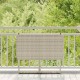 Világosszürke polyrattan összecsukható kerti asztal 90x51x75 cm Világosszürke polyrattan összecsukható kerti asztal 90x51x75 cm