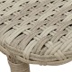 Világosszürke polyrattan összecsukható kerti asztal 90x51x75 cm Világosszürke polyrattan összecsukható kerti asztal 90x51x75 cm