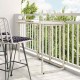 Világosszürke polyrattan összecsukható kerti asztal 90x51x75 cm Világosszürke polyrattan összecsukható kerti asztal 90x51x75 cm