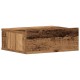 2 db antik fa szerelt fa lebegő éjjeliszekrények 40x32x15 cm