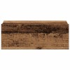 2 db antik fa szerelt fa lebegő éjjeliszekrények 40x32x15 cm