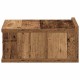 2 db antik fa szerelt fa lebegő éjjeliszekrények 40x32x15 cm