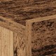 2 db antik fa szerelt fa lebegő éjjeliszekrények 40x32x15 cm