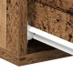 2 db antik fa szerelt fa lebegő éjjeliszekrények 40x32x15 cm