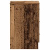 2 db antik fa szerelt fa éjjeliszekrények 38x35x55 cm