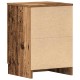 2 db antik fa szerelt fa éjjeliszekrények 38x35x55 cm